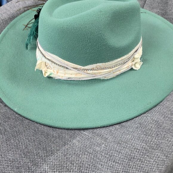 One-of-a-Kind Western Cowgirl Hat – Handmade & Adjustable main image 5